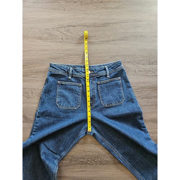 mavi Women's Dark Wash Paloma Marine Wide Leg Jeans Size 29 - Picture 14 of 16